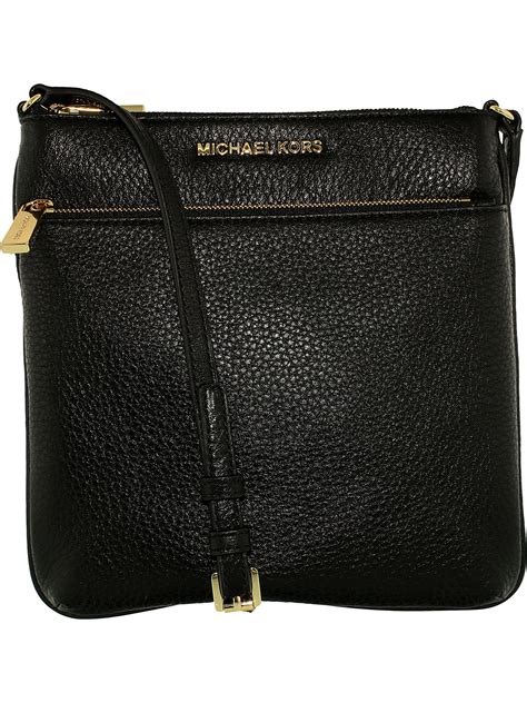 michael michael kors pebbled leather convertible crossbody bag black|Michael Kors tan crossbody bag.